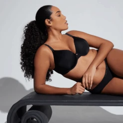 Pure Luxe Custom Coverage Contour Underwire Bra Black 8 Pure Luxe Custom Coverage Contour Underwire Bra Black -Fashion Lingerie Store NatoriPureLuxeCustomCoverageContourUnderwireBra732080Black4