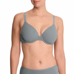 Pure Luxe Custom Coverage Contour Underwire Bra Seaglass