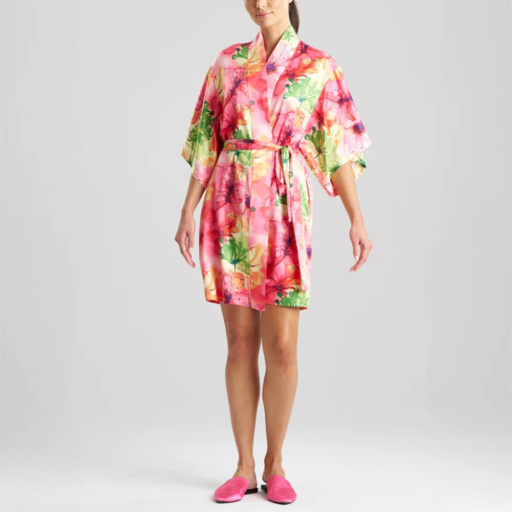 Radiance Satin Wrap Pink 3 Radiance Satin Wrap Pink