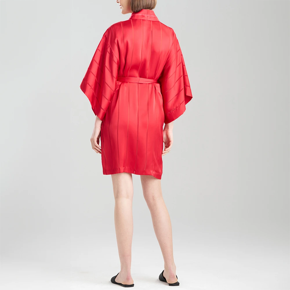 Sheer Stripe Jacquard Wrap 4 Sheer Stripe Jacquard Wrap - Image 2