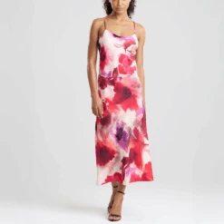 Mizuki Cross Back Slip Dress