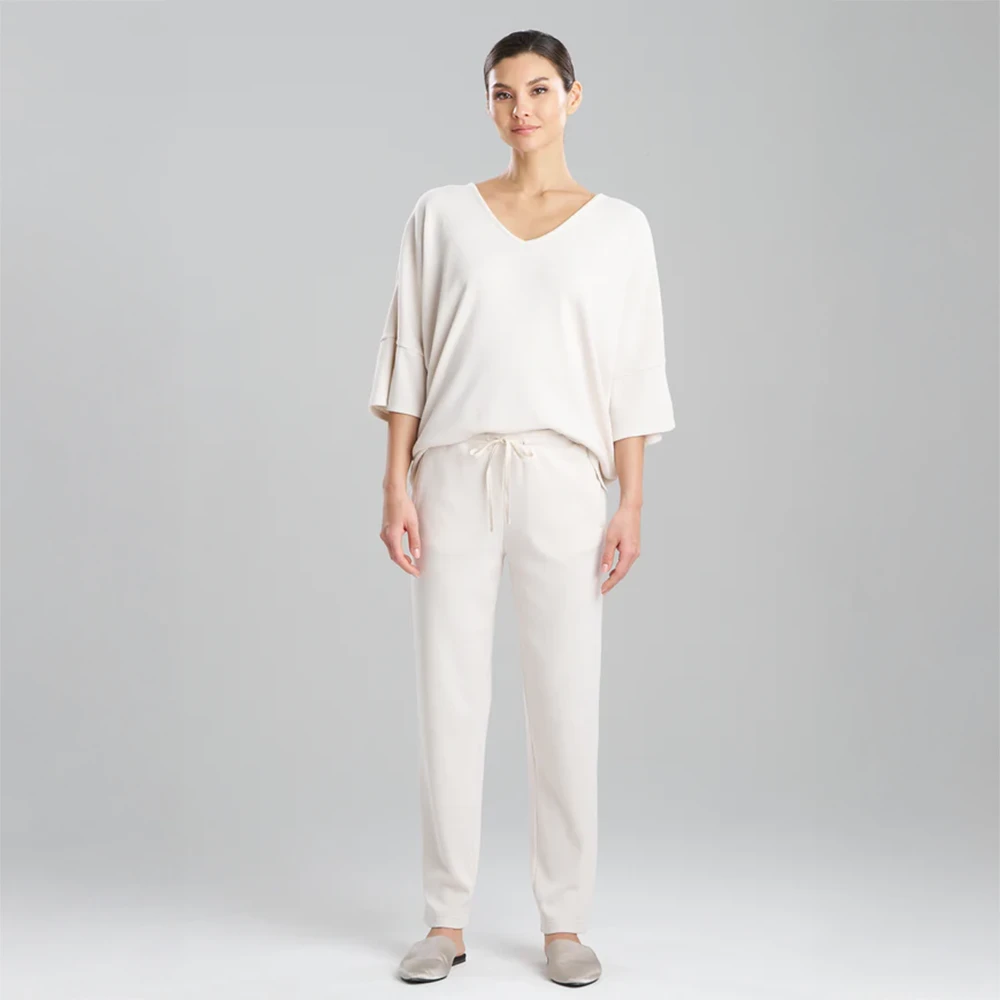 Tranquility Waffle Tapered Pants White 5 Tranquility Waffle Tapered Pants White - Image 3