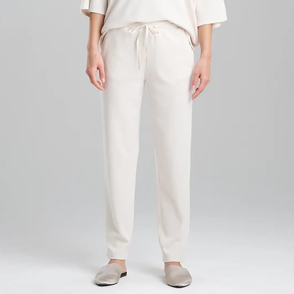 Tranquility Waffle Tapered Pants White 3 Tranquility Waffle Tapered Pants White