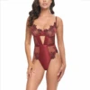 Fluid Feline Bodysuit Red 1 Fluid Feline Bodysuit Red -Fashion Lingerie Store OhLaLaCheriFluidFelineBodysuit51 12061Red 2