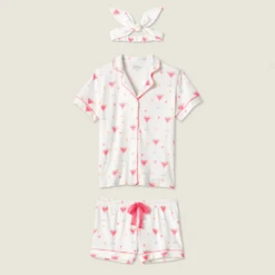 Pj Salvage 3-piece PJ Short Set