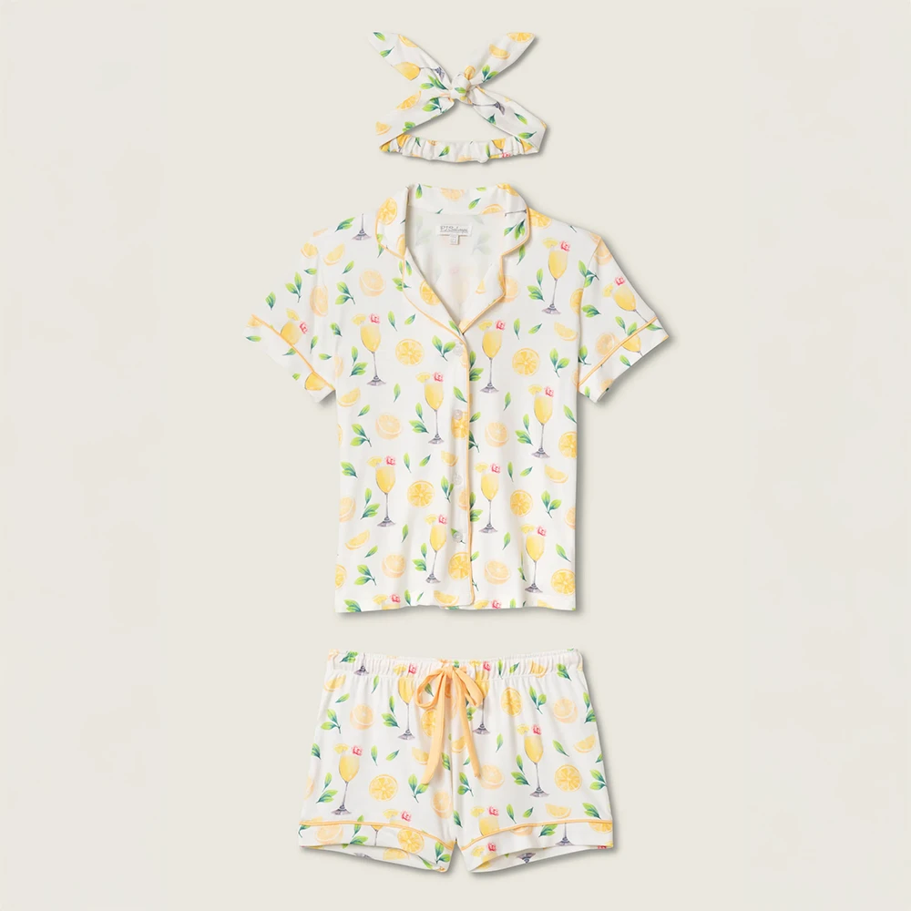 Pj Salvage 3-piece PJ Short Set 4 Pj Salvage 3-piece PJ Short Set - Image 2