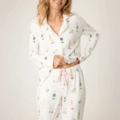 Pj Salvage Breakfast Of Champs PJ Set 9 Pj Salvage Breakfast Of Champs PJ Set -Fashion Lingerie Store PJSalvageBreakfastofChampsPJSetRRBOPJIvory 3