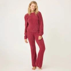 Pj Salvage Full Of Holiday Spirit Feather Knit Pant Earth Red 7 Pj Salvage Full Of Holiday Spirit Feather Knit Pant Earth Red -Fashion Lingerie Store PJSalvageFullOfHolidaySpiritFeatherKnitPantRQJHP1EarthRed 4