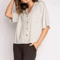 Pj Salvage Jammie Essential Top 8 Pj Salvage Jammie Essential Top -Fashion Lingerie Store PJSalvageJammieEssentialTopRIJETPJ2