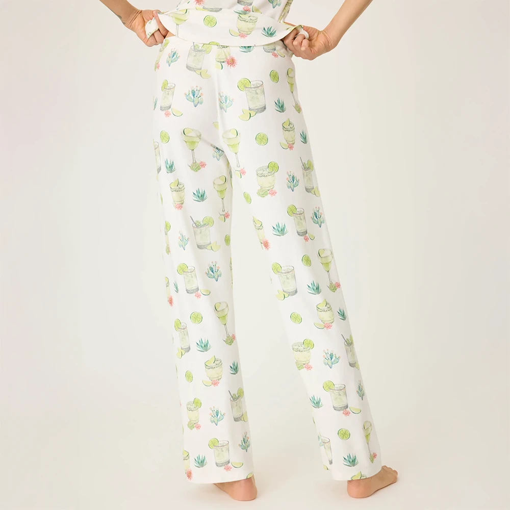 Pj Salvage Limes & Sunshine Open Leg Pants 4 Pj Salvage Limes & Sunshine Open Leg Pants - Image 2