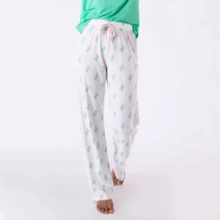 Pj Salvage Playful Prints Pants -Fashion Lingerie Store PJSalvagePlayfulPrintsPantscactus