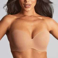 Panache 365 Plunge Molded Strapless Bra Honey