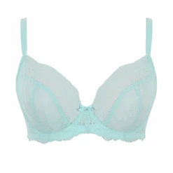 Panache Ana Non-Padded Plunge Bra Mint 7 Panache Ana Non-Padded Plunge Bra Mint -Fashion Lingerie Store PanacheAnaPlungeBra9396Mint3
