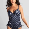 Panache Anya Riva Spot Balcony Tankini Top Navy 1 Panache Anya Riva Spot Balcony Tankini Top Navy -Fashion Lingerie Store PanacheAnyaRivaSpotBalconyTankiniTopSW1451Navy 6