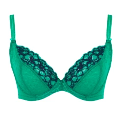 Panache Envy Plunge Bra Emerald Leopard 9 Panache Envy Plunge Bra Emerald Leopard -Fashion Lingerie Store PanacheEnvyPlunge7286EmeraldLeopard