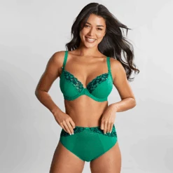 Panache Envy Plunge Bra Emerald Leopard 8 Panache Envy Plunge Bra Emerald Leopard -Fashion Lingerie Store PanacheEnvyPlunge7286EmeraldLeopard2