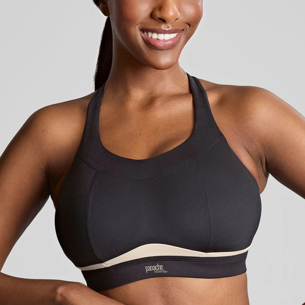 Panache Freedom Non Wired Sports Bra Black/Chalk 3 Panache Freedom Non Wired Sports Bra Black/Chalk