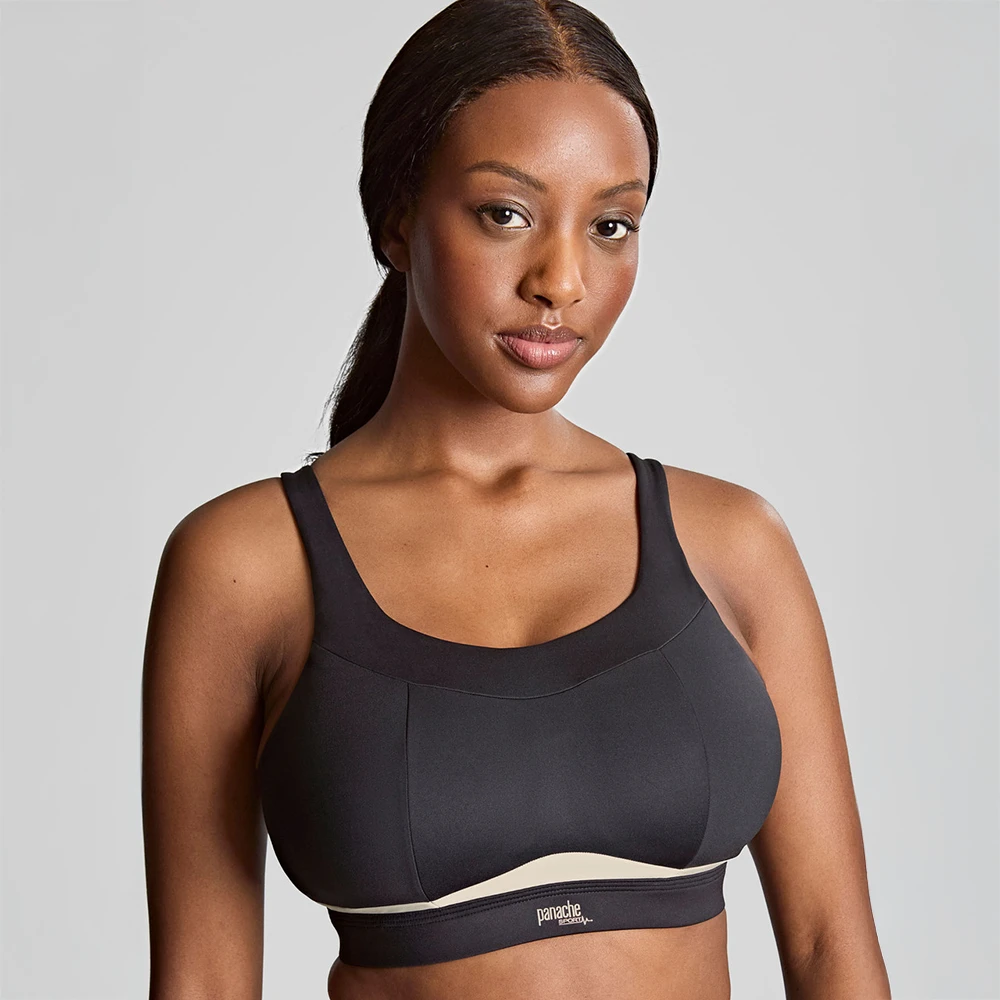 Panache Freedom Non Wired Sports Bra Black/Chalk 6 Panache Freedom Non Wired Sports Bra Black/Chalk - Image 4