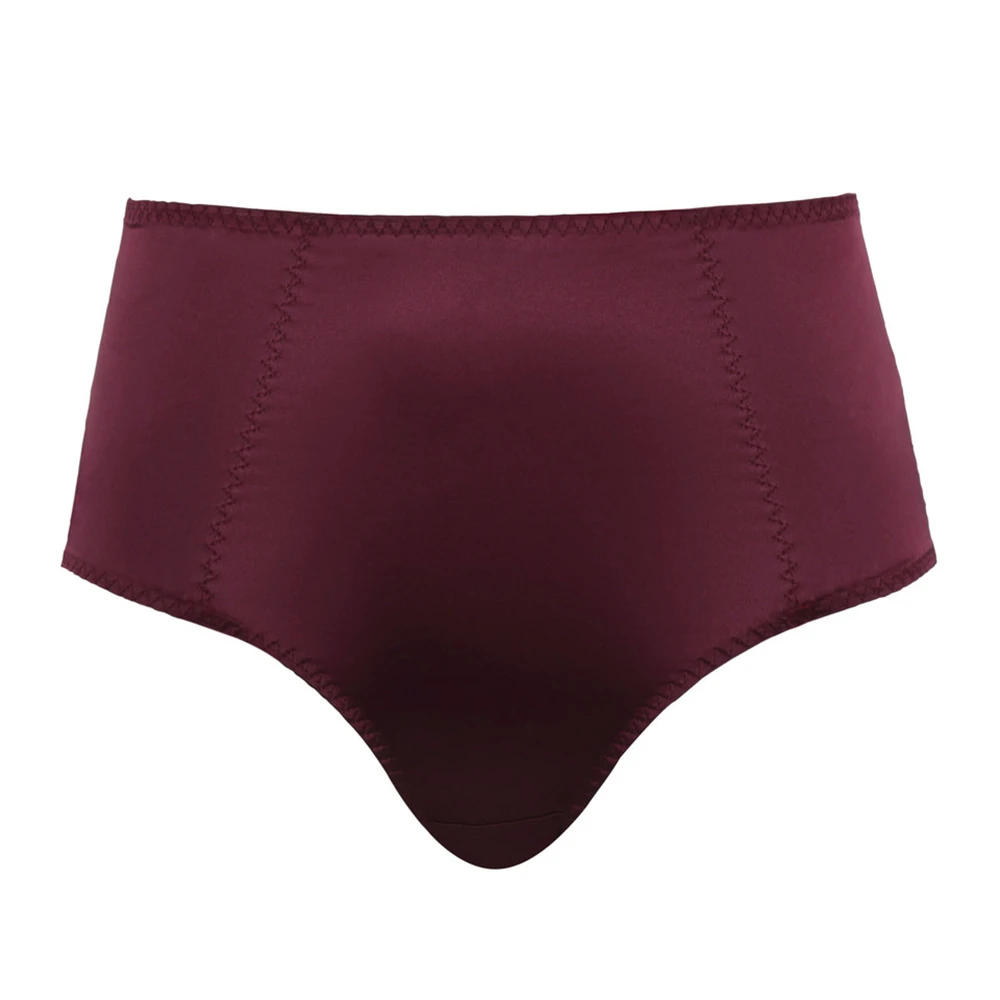 Panache Grace Suspender Brief Bordeaux Red 7 Panache Grace Suspender Brief Bordeaux Red - Image 5