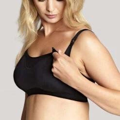 Panache Katherine Nursing Bra Black 7 Panache Katherine Nursing Bra Black -Fashion Lingerie Store PanacheKatherineNursingBra10391Blackf2