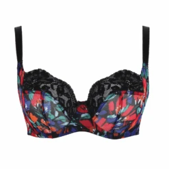 Panache Nina Balcony Black Floral -Fashion Lingerie Store PanacheNinaBalcony10941BlackFloral