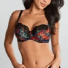 Panache Nina Balcony Black Floral -Fashion Lingerie Store PanacheNinaBalcony10941BlackFloral1