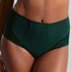 Panache Serene High Waist Brief Dark Green