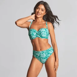 Panache Ella Bandeau Bikini English Rose -Fashion Lingerie Store PanacheSwimEllaBandeauBikiniSW1763EnglishRose 4