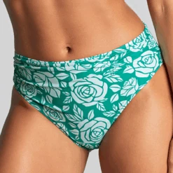Panache Midi Gather Bikini Bottom English Rose
