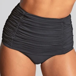 Panache Tulle High Waist Brief Black