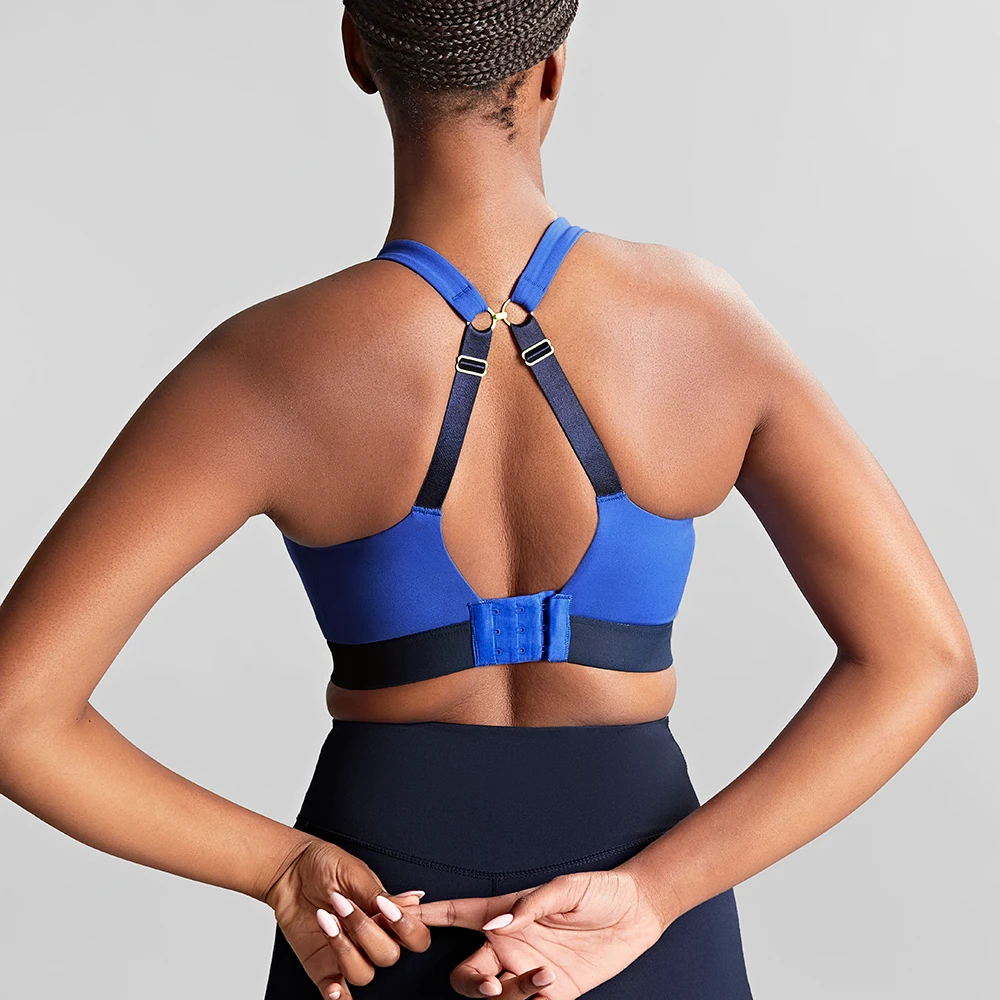 Panache Ultra Perform Non Padded Wired Sports Bra Blue 5 Panache Ultra Perform Non Padded Wired Sports Bra Blue - Image 3