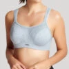 Panache Power Wired Sports Bra Grey Marl -Fashion Lingerie Store PanacheUnderwireSportsBra5021GreyMarl