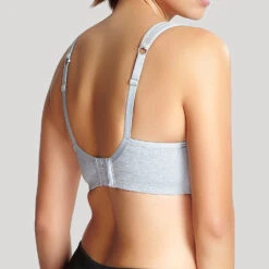 Panache Power Wired Sports Bra Grey Marl -Fashion Lingerie Store PanacheUnderwireSportsBra5021GreyMarlB2