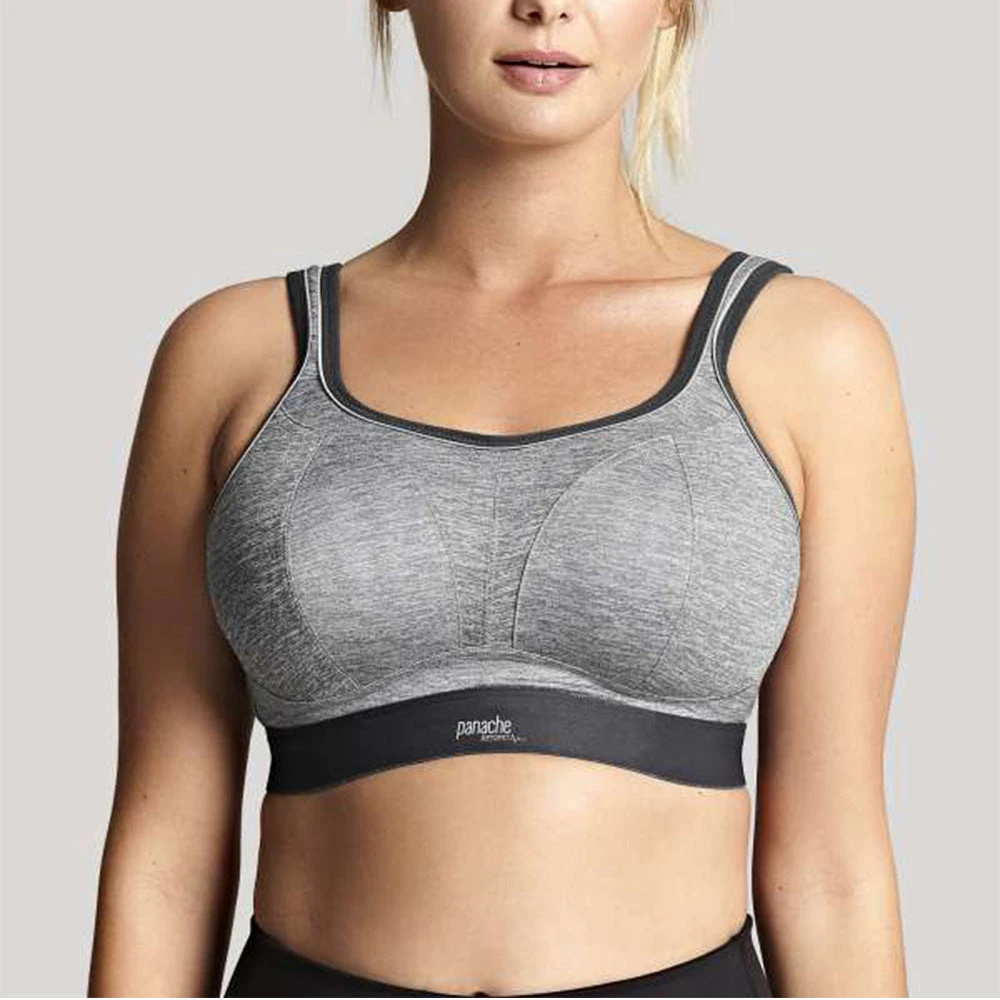 Panache Boundless Non Wired Sports Bra Charcoal Marl 3 Panache Boundless Non Wired Sports Bra Charcoal Marl