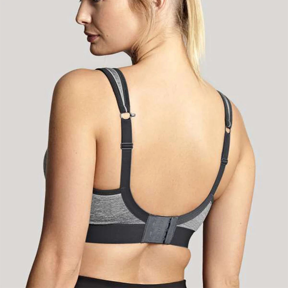 Panache Boundless Non Wired Sports Bra Charcoal Marl 5 Panache Boundless Non Wired Sports Bra Charcoal Marl - Image 3