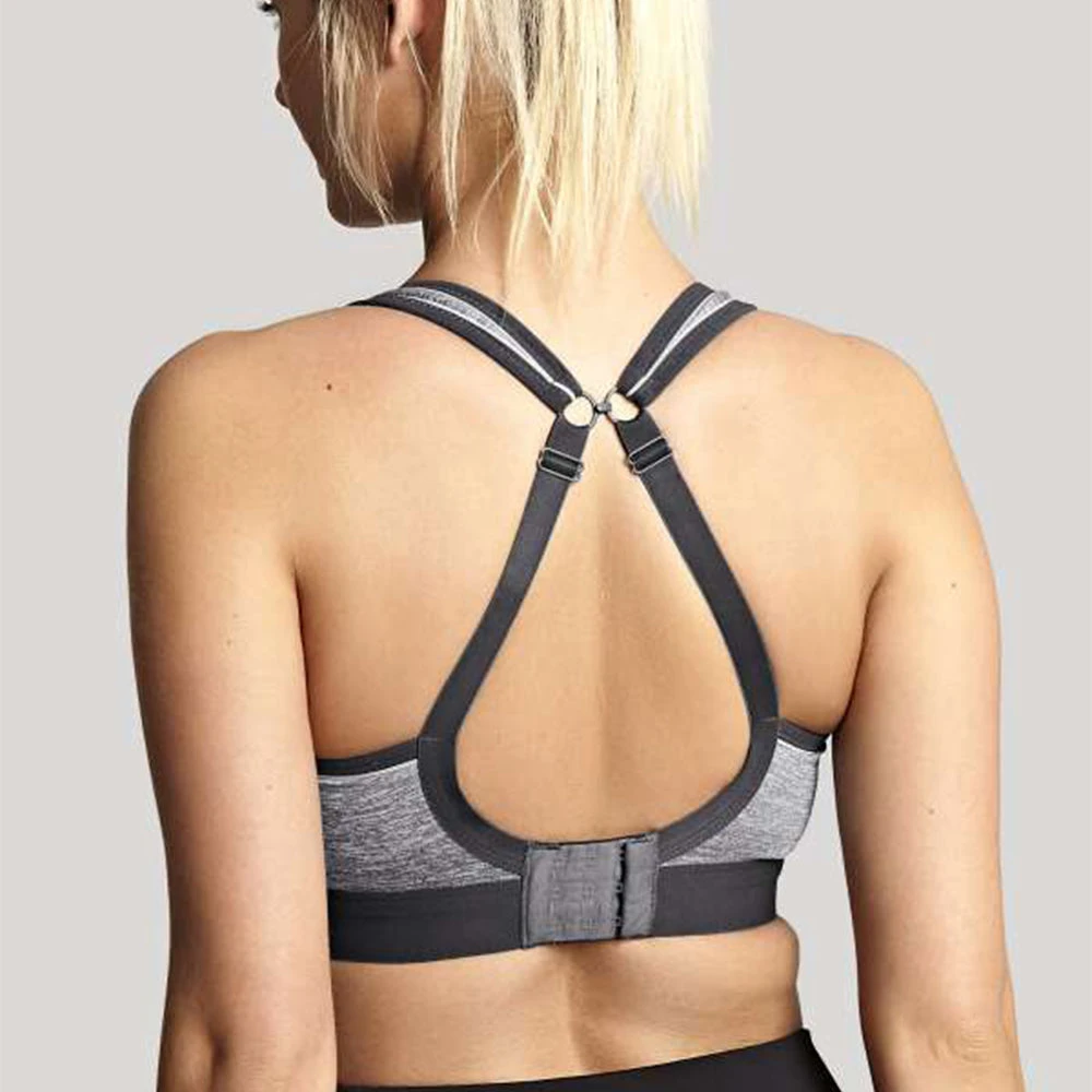 Panache Boundless Non Wired Sports Bra Charcoal Marl 4 Panache Boundless Non Wired Sports Bra Charcoal Marl - Image 2