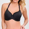 Panache Cari Molded Spacer T-Shirt Bra Black 2 Panache Cari Molded Spacer T-Shirt Bra Black -Fashion Lingerie Store Panache Cari Spacer Molded Bra 7961 Black Petticoat Fair F