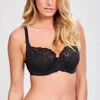 Envy Full Cup Bra Black -Fashion Lingerie Store Panache Envy 7285 Black Petticoat Fair F