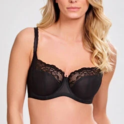 Panache Jasmine Balconette Bra Black