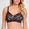 Sophie Wireless Nursing Bra Blk/Nude 2 Sophie Wireless Nursing Bra Blk/Nude -Fashion Lingerie Store Panache Sophie Nursing 5821Black Nude Petticoat Fair F