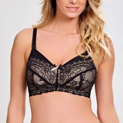 Sophie Wireless Nursing Bra Blk/Nude