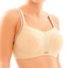 Panache Power Wired Sports Bra Latte 2 Panache Power Wired Sports Bra Latte -Fashion Lingerie Store Panache Sports Bra 5021 Latte Petticoat Fair F