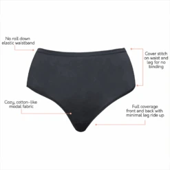 Parfait Cozy Brief Basic Colors 15 Parfait Cozy Brief Basic Colors -Fashion Lingerie Store ParfaitCozyBriefPP5032Black 1