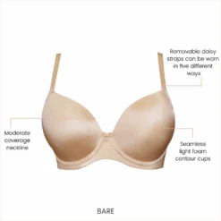 Parfait Elise Seamless T-Shirt Bra Bare 11 Parfait Elise Seamless T-Shirt Bra Bare -Fashion Lingerie Store ParfaitEliseSeamlessTShirtBraP6270Bare5