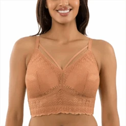 Parfait Mia Lace Full Busted Lightly Padded Wire Free Bra Cork