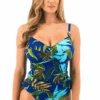 FANTASIE Pichola Twist Front Tankini Top 1 FANTASIE Pichola Twist Front Tankini Top -Fashion Lingerie Store PicholaTwistFrontTankiniTopFS503954TropicalBlue1
