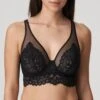 PRIMADONNA Twist First Night Plunge Longline Bra Black 2 PRIMADONNA Twist First Night Plunge Longline Bra Black -Fashion Lingerie Store PrimaDonnaTwistFirstNightPlungeLonglineBra014 1886Black