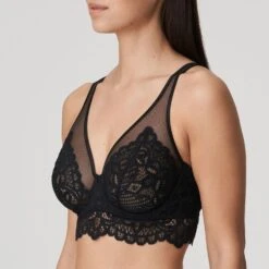 PRIMADONNA Twist First Night Plunge Longline Bra Black 9 PRIMADONNA Twist First Night Plunge Longline Bra Black -Fashion Lingerie Store PrimaDonnaTwistFirstNightPlungeLonglineBra014 1886BlackS