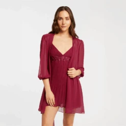 True Love Cover Up Sangria 10 True Love Cover Up Sangria -Fashion Lingerie Store RyaCollectionTrueLoveCoverUpSangria