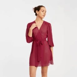 True Love Cover Up Sangria 9 True Love Cover Up Sangria -Fashion Lingerie Store RyaCollectionTrueLoveCoverUpSangria 3